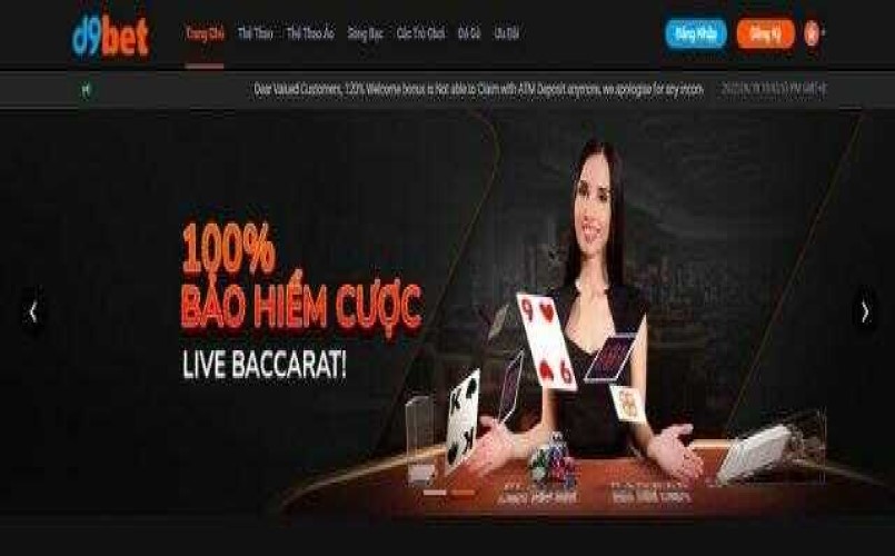 Sòng bài casino online D9Bet
